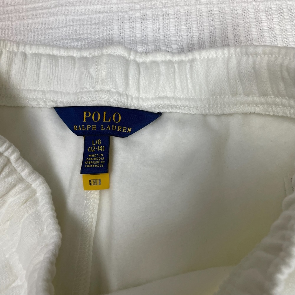 Polo Ralph Lauren Girls Fleece Sweatpants Joggers Big Pony Size Large 14-16 - Picture 4 of 5